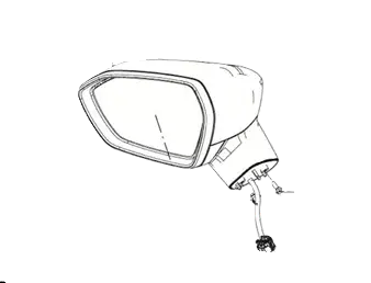 [NS1 17683E BXUAA] مراية يسار