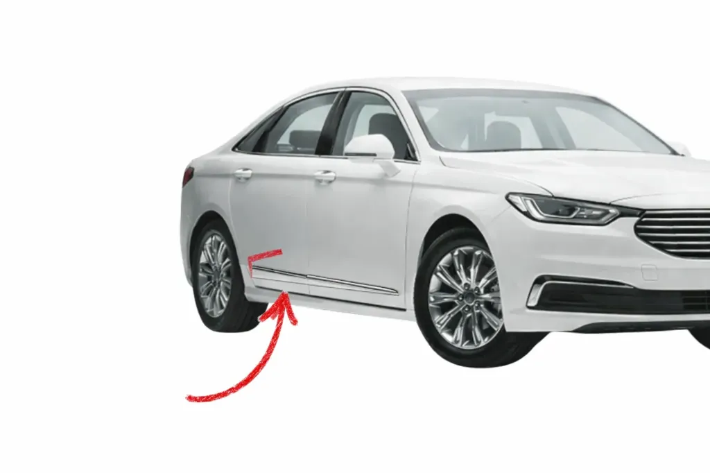 [GR2Z 5425556 A] ديكور باب نيكل سفلي خلفي يمين