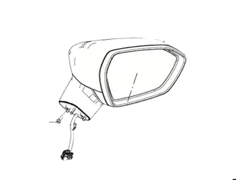 [NS1 17682E BXUAA] مراية يمين