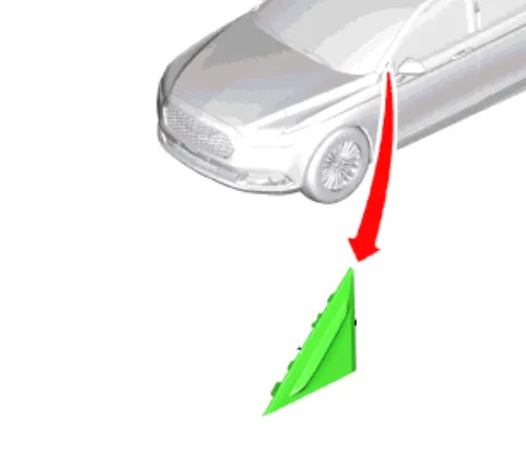 [GR2Z 54214A62 A] ديكور مثلث مراية يمين