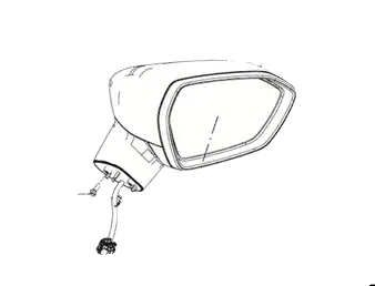 [NS1 17682K AXUAA] مراية يمين