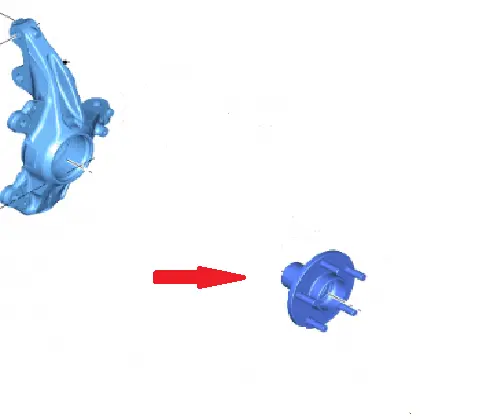 [LX6Z 1104 C] فلنجة امامي بدون رمان
