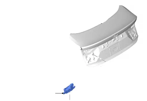 [JD8Z 5443200 B] قفل باب شنطة