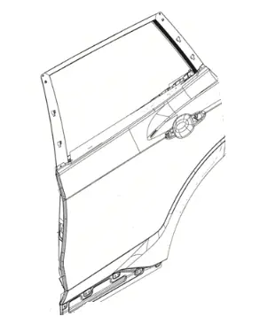 [PNS1 24700 AA78] باب خلفي يسار